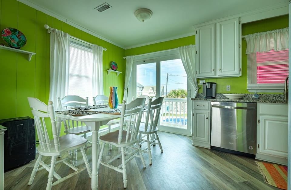 Upstairs dining area