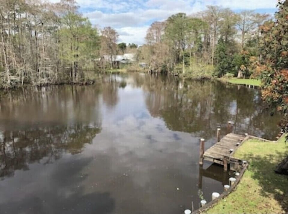 On site dock view of Bayou Paquet