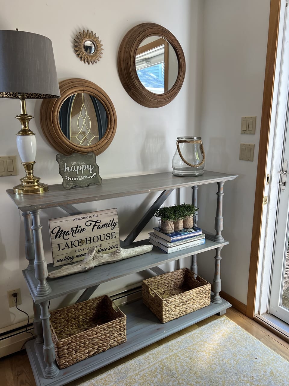 Inviting front entrance