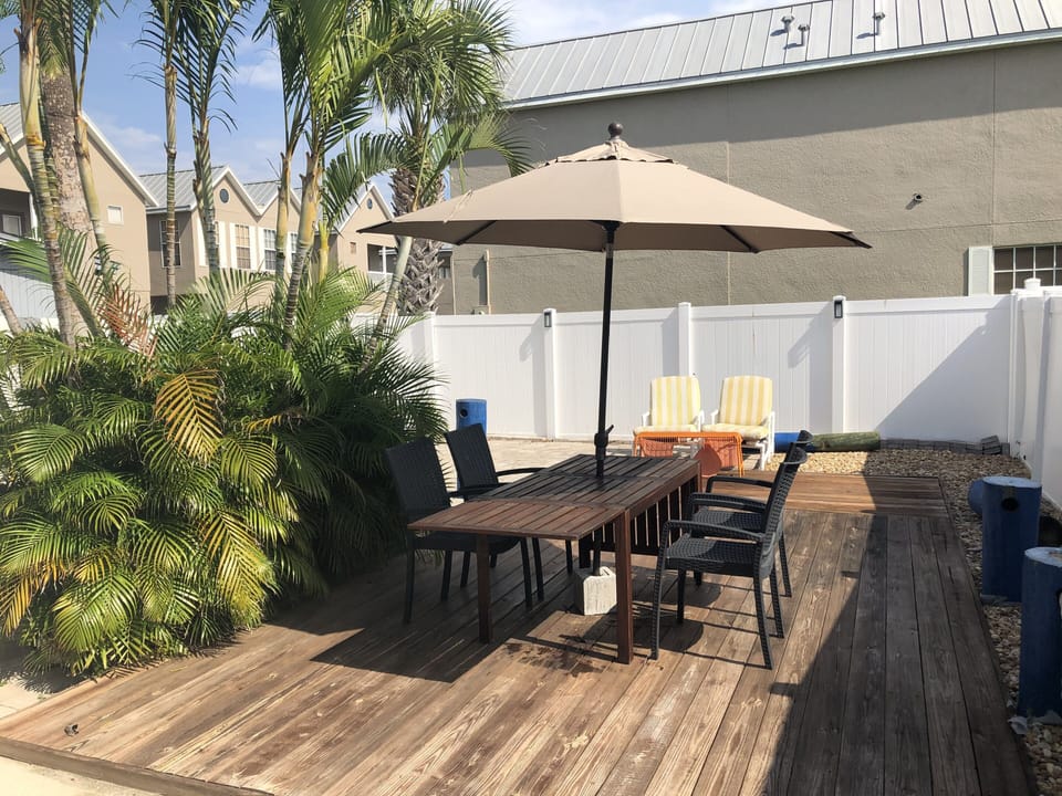 Our backyard patio