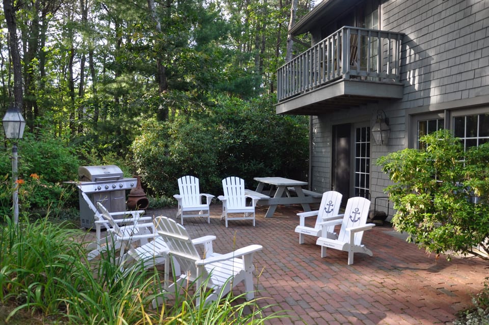 Backyard Space w/ Gas Grill and Picnic Table