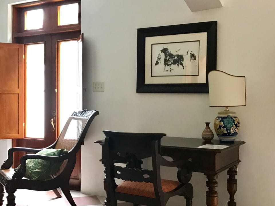 Desk area