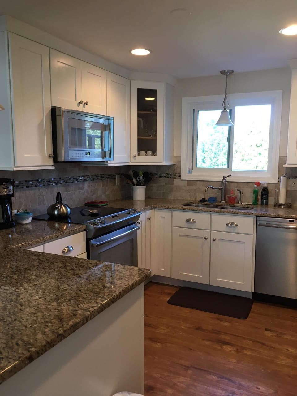 Newly remodeled kitchen