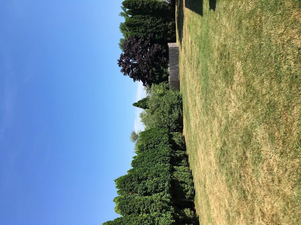 Private backyard for relaxing and games!