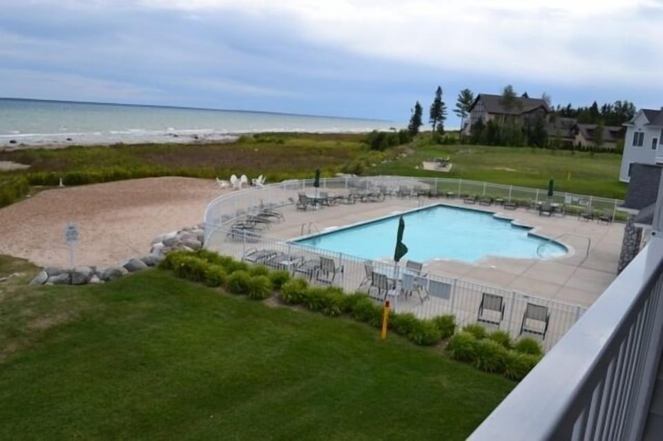Community pool picture not from your patio 