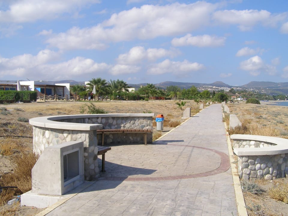 Foot and cycle beach path from Polis to Latchi