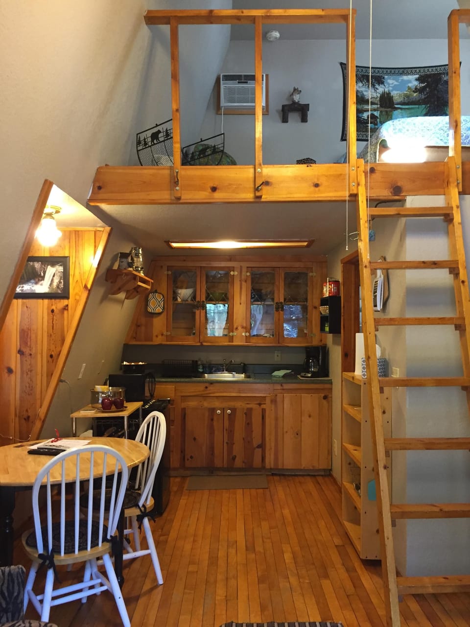 Entering the tiny house