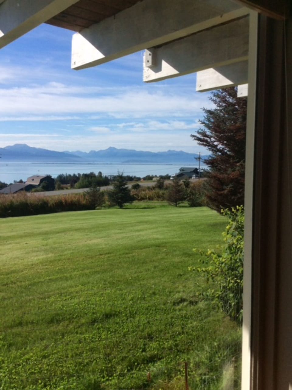 View of the famous Homer Spit from the Patio!