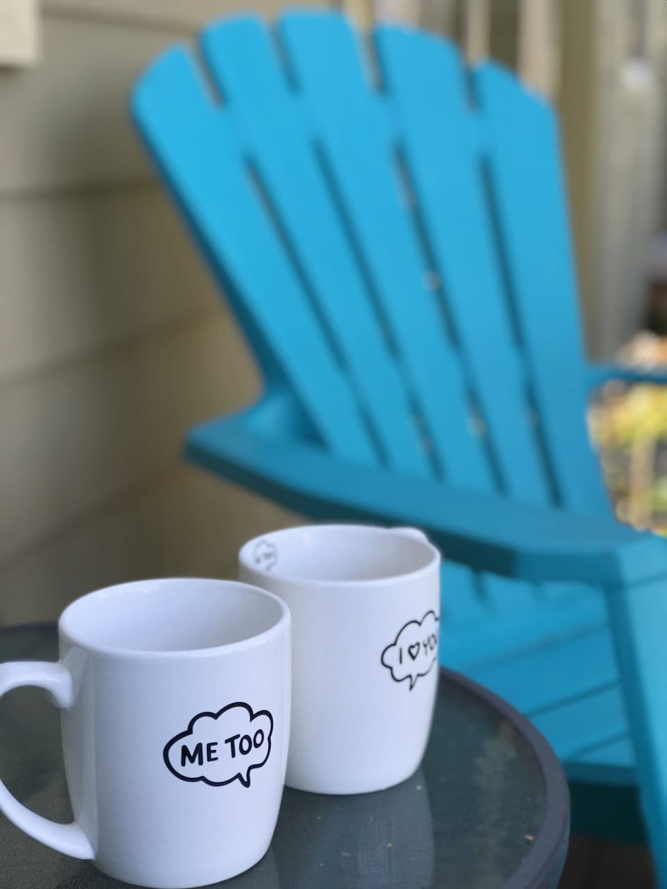 "Sip" back and relax on front porch. 