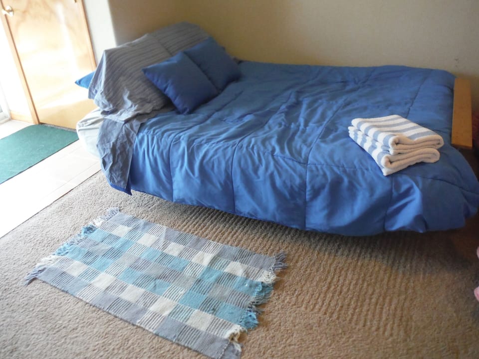 Queen futon adds sleeping space for larger groups