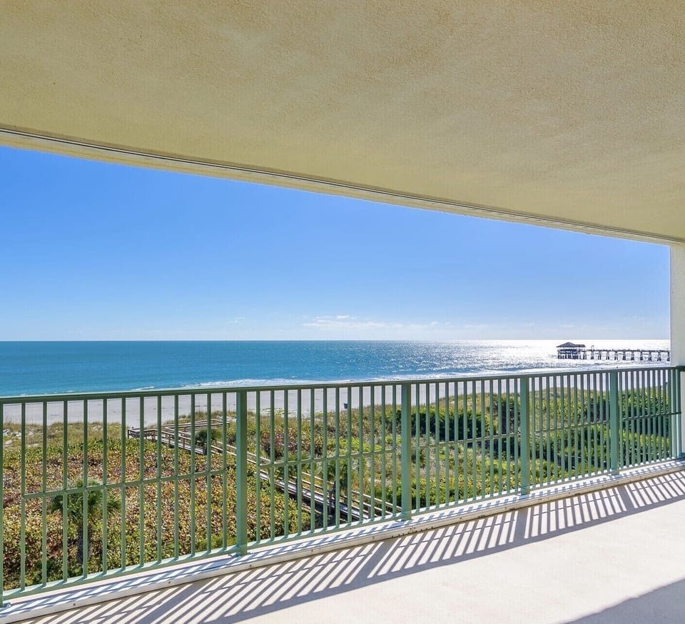 Atlantic Ocean View from the Balcony of our fabulous Michelina Condo Unit #405