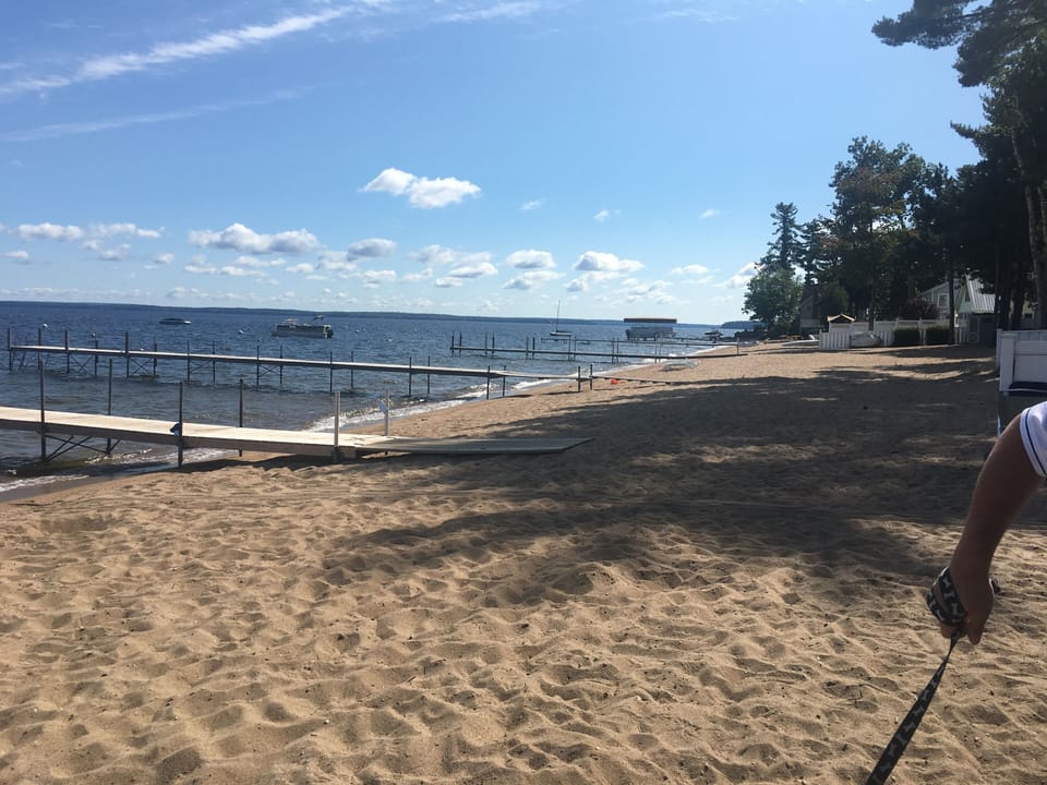 Beach at the end of the road