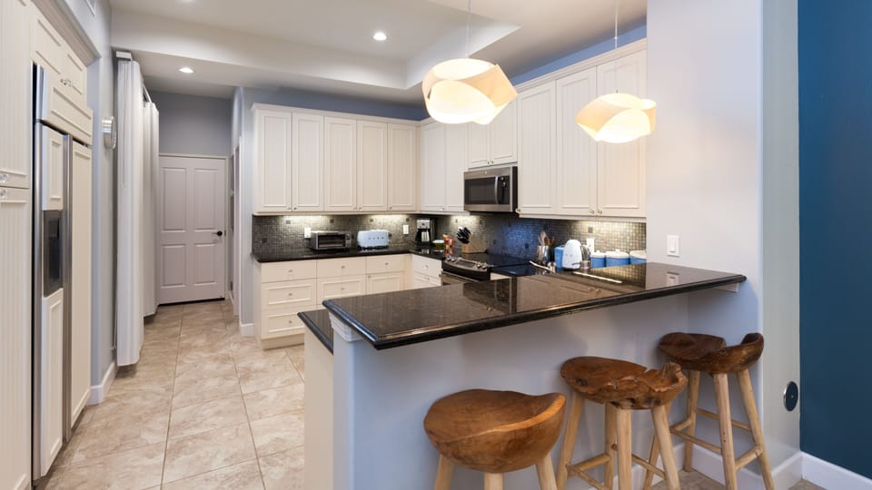 Gourmet Kitchen -super well equipped including spices, oil and essentials