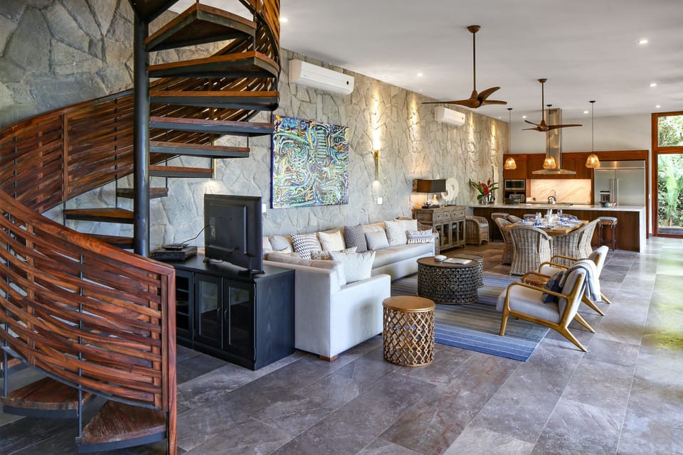 downstairs living area