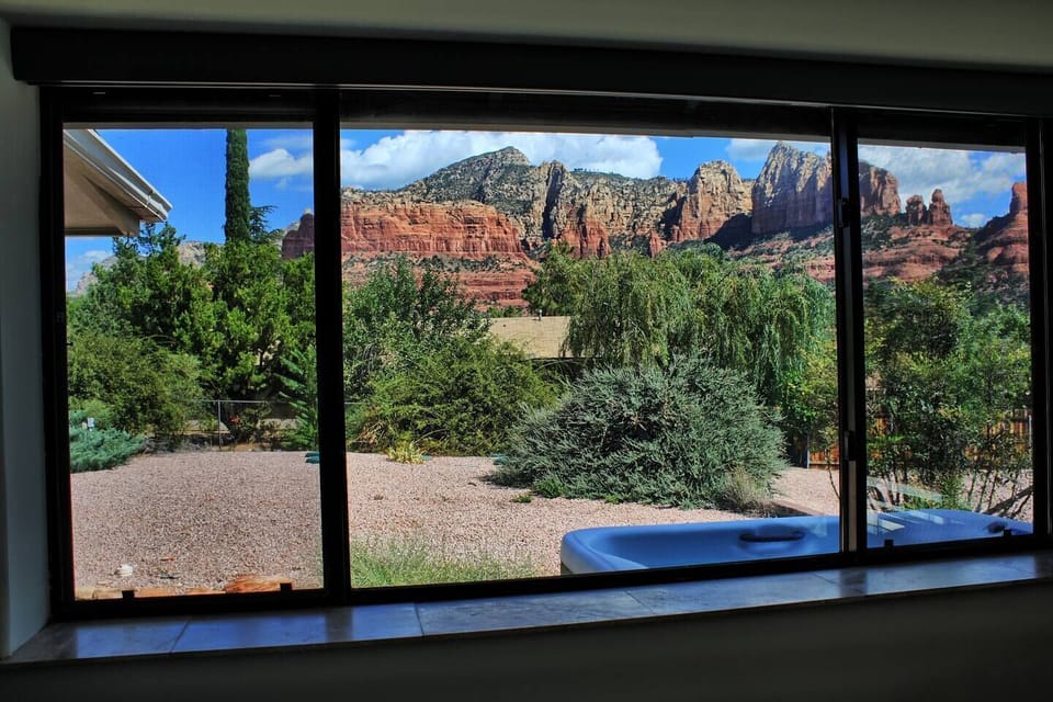 View from the queen bed