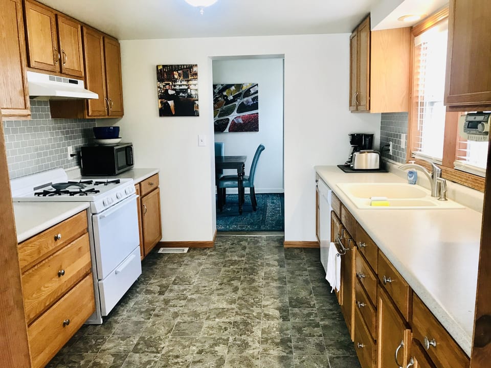 Kitchen has everything you need (service for 8)