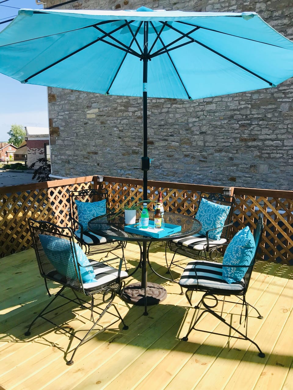 Backyard deck
