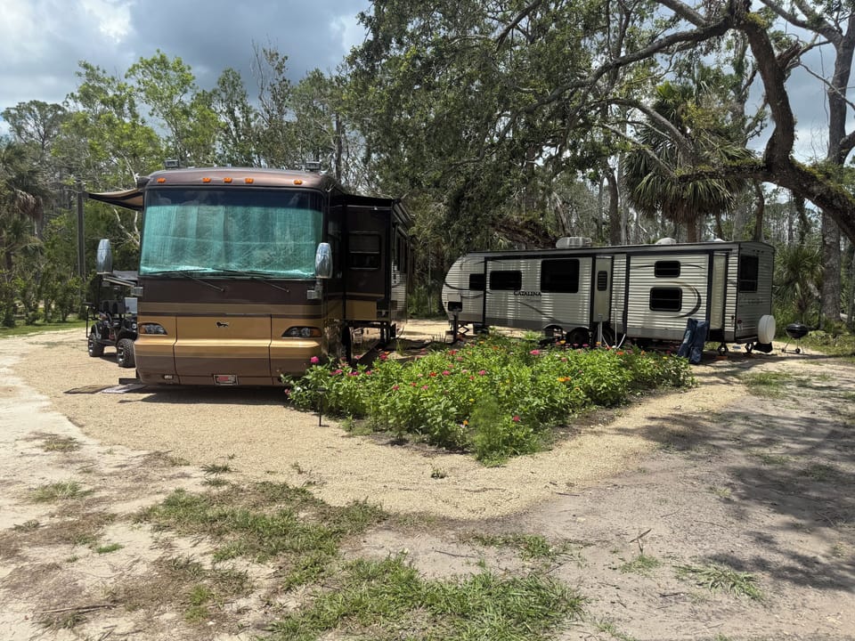 Accommodating the biggest of rigs and all the recreational toys you can bring.