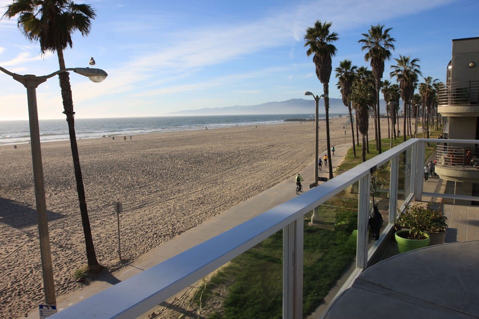 Venice beach from the roof deck