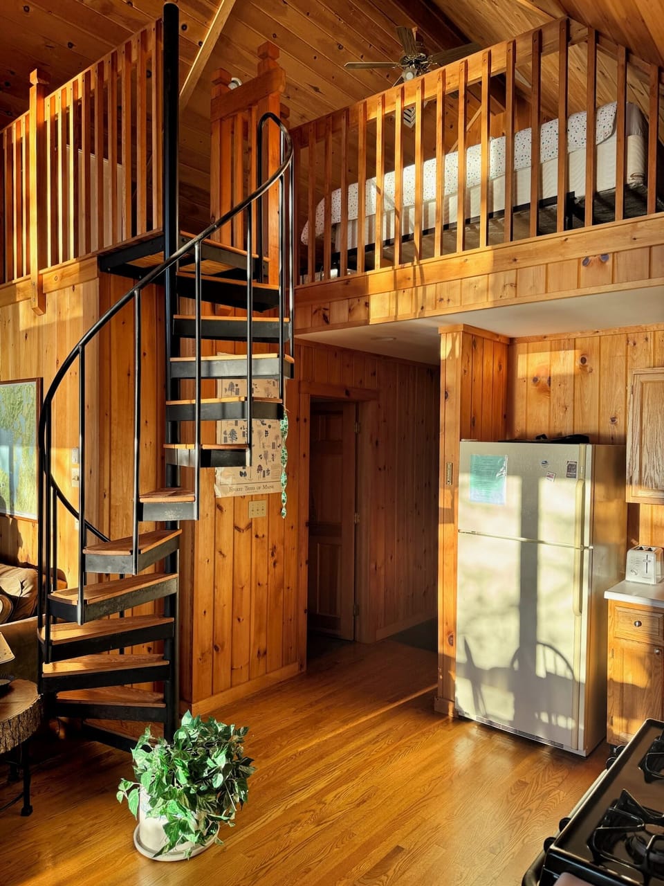 Kitchen and loft