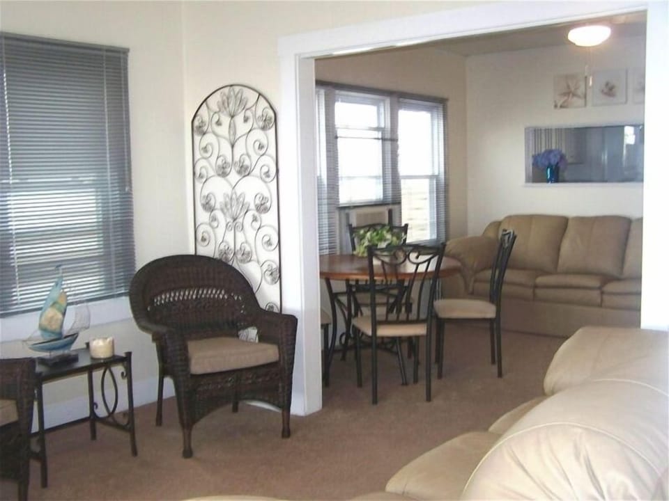 Casual comfort and plenty of room for when you have to be indoors