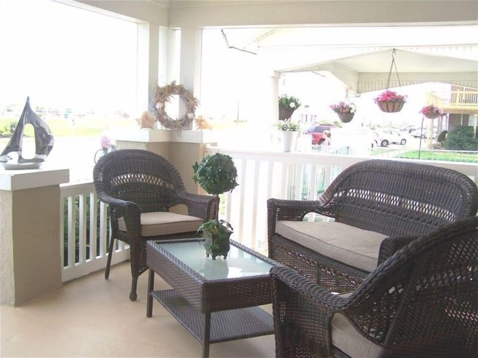 Grab a seat & a cold drink.  Enjoy the cool breezes,  sunsets, &  fireworks