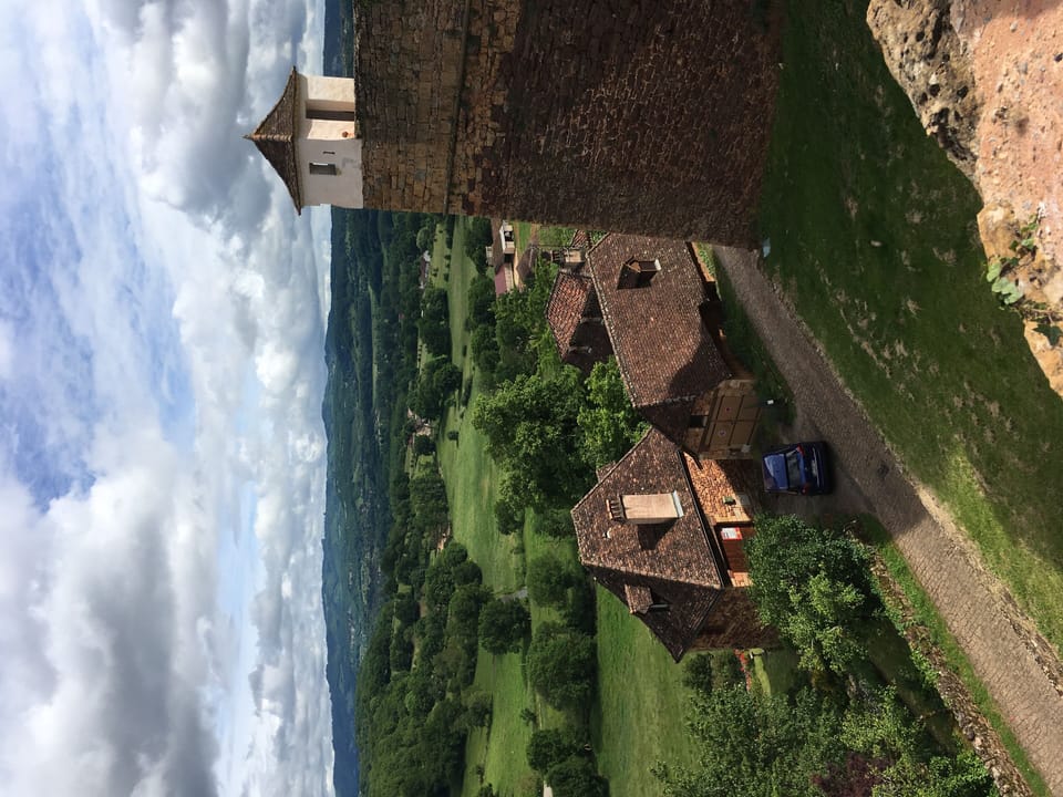 View from Château de Castelnau-Bretenoux ramparts