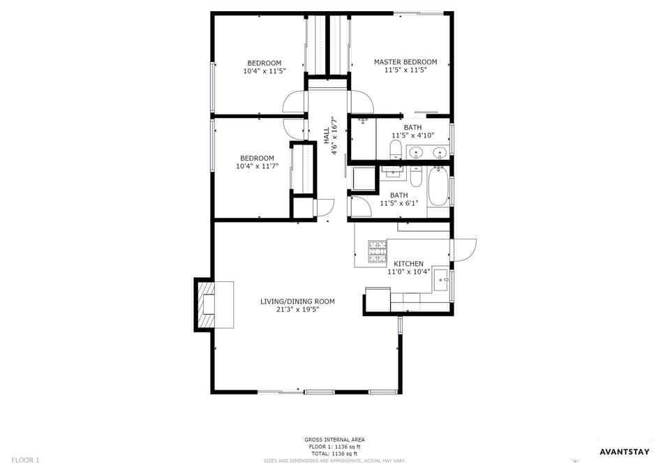 Floor plan of Hamilton 2.