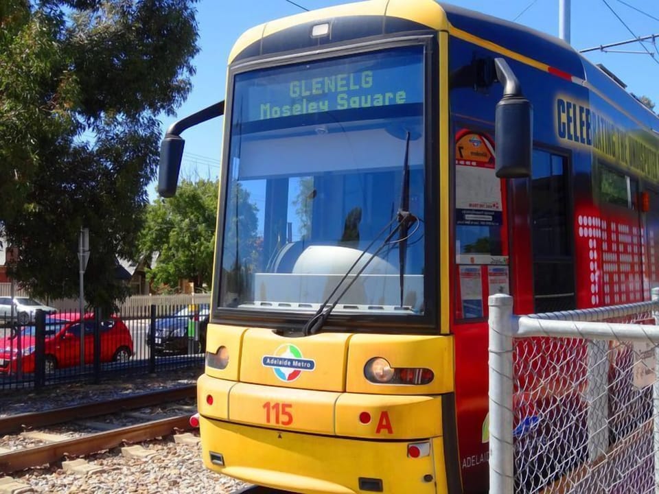 Adelaide Tram - 5 minutes walk from home