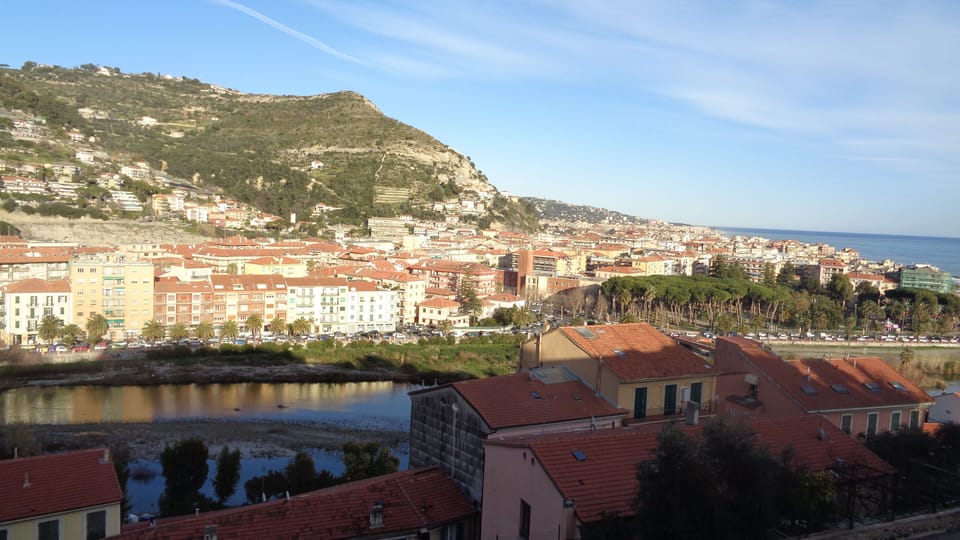 The modern part of Ventimiglia as seen from Ventimiglia Alta