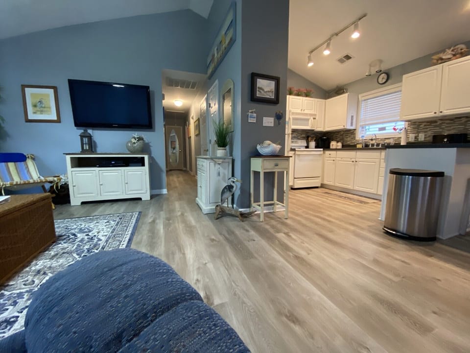 This view gives you an idea of the layout of the house. 