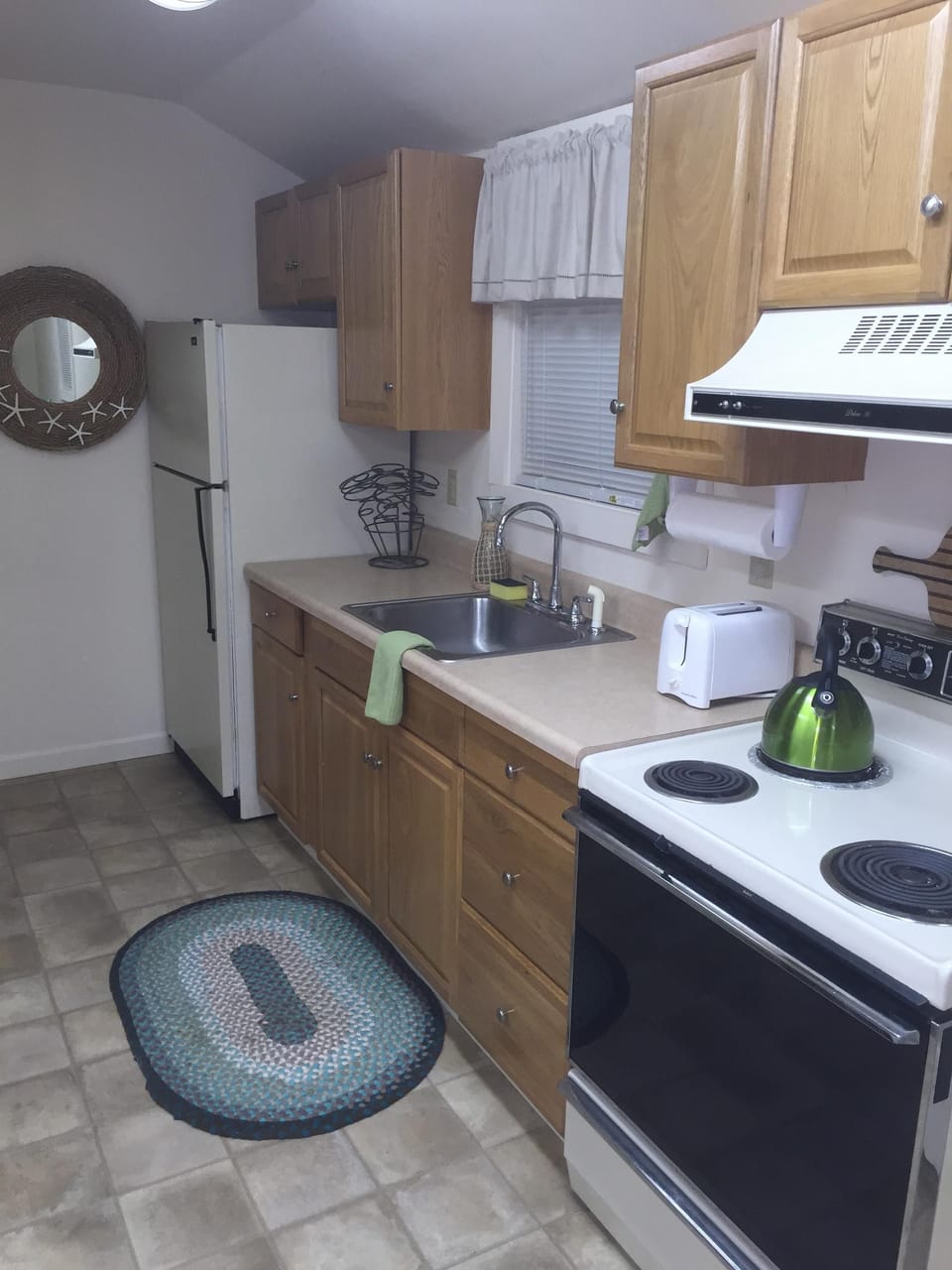 Full size appliances make meal prep a breeze.