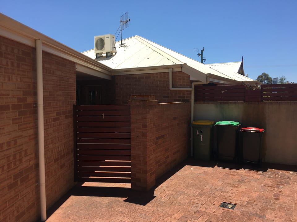 Entrance to Unit. 