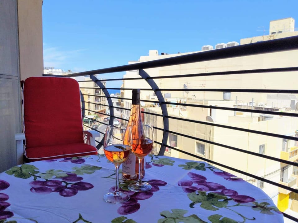 sun terrace with side sea views and open space views  overlooking the road below