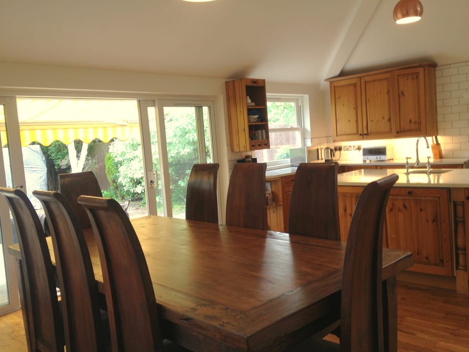 Kitchen/Dining area. Also great for board games!