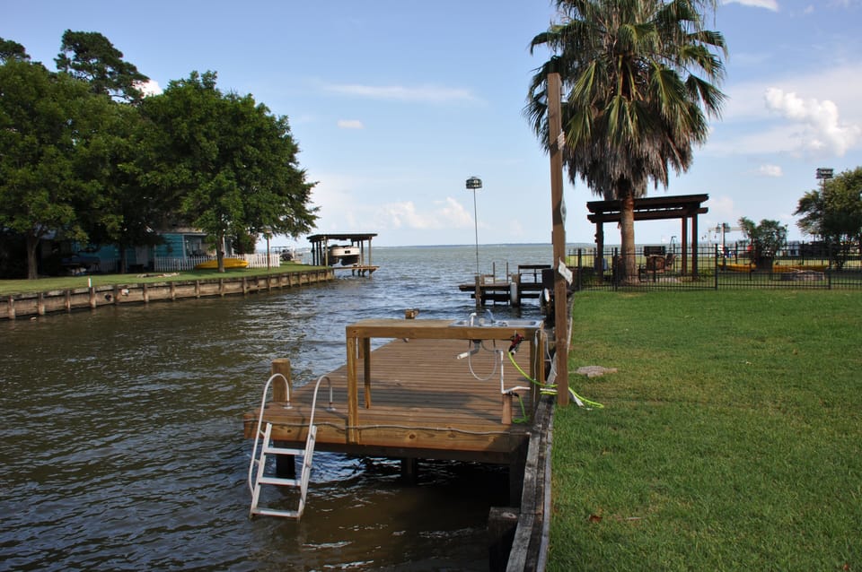 View from the dock.