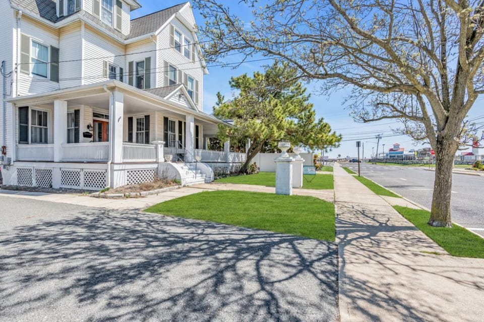 One block to the beach