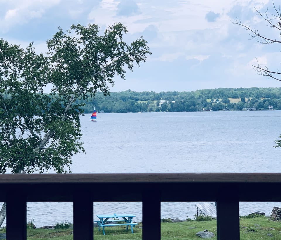 View from deck