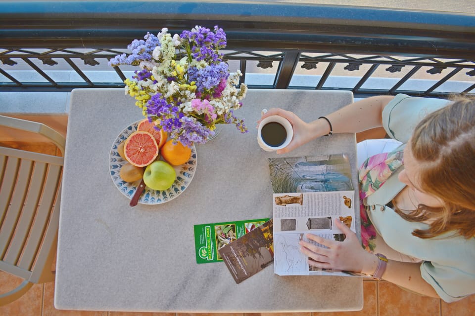 an afternoon organizing the next road trip on the balcony 