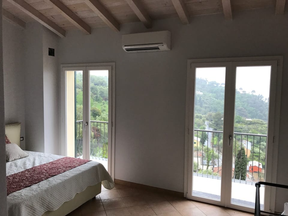 View from the bedroom upstairs