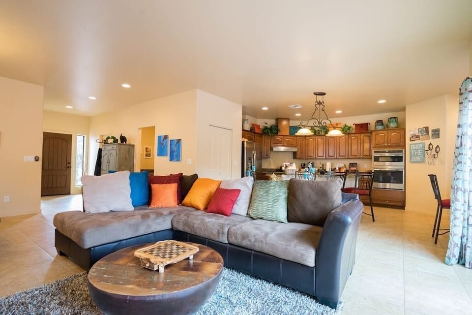 Open Living Room with large living space