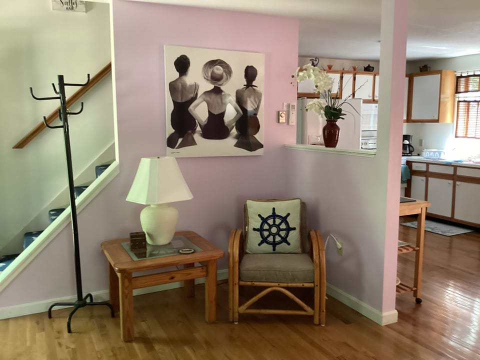 Living room leading to the second floor