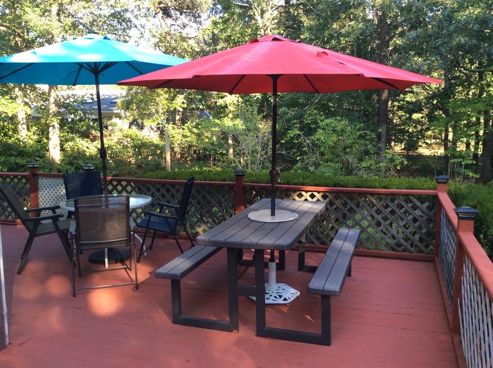 Beautiful wrapped around deck 