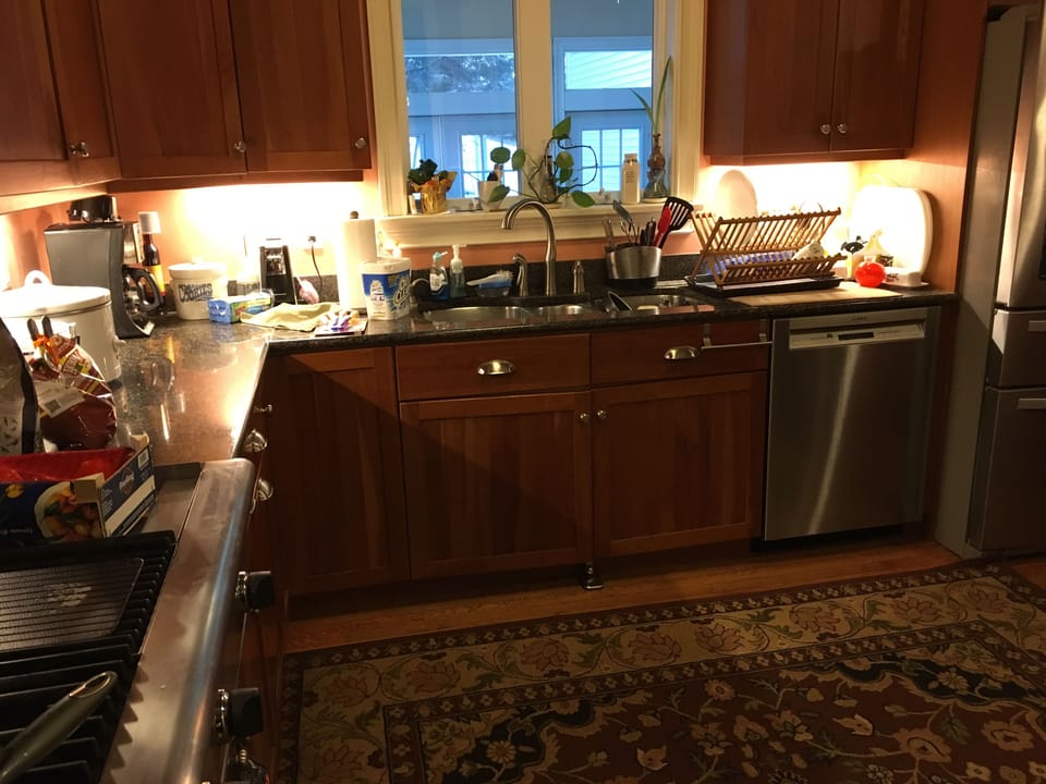 Main kitchen sink area.