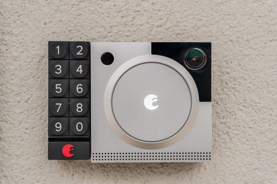 Entry way is smart lock equipped