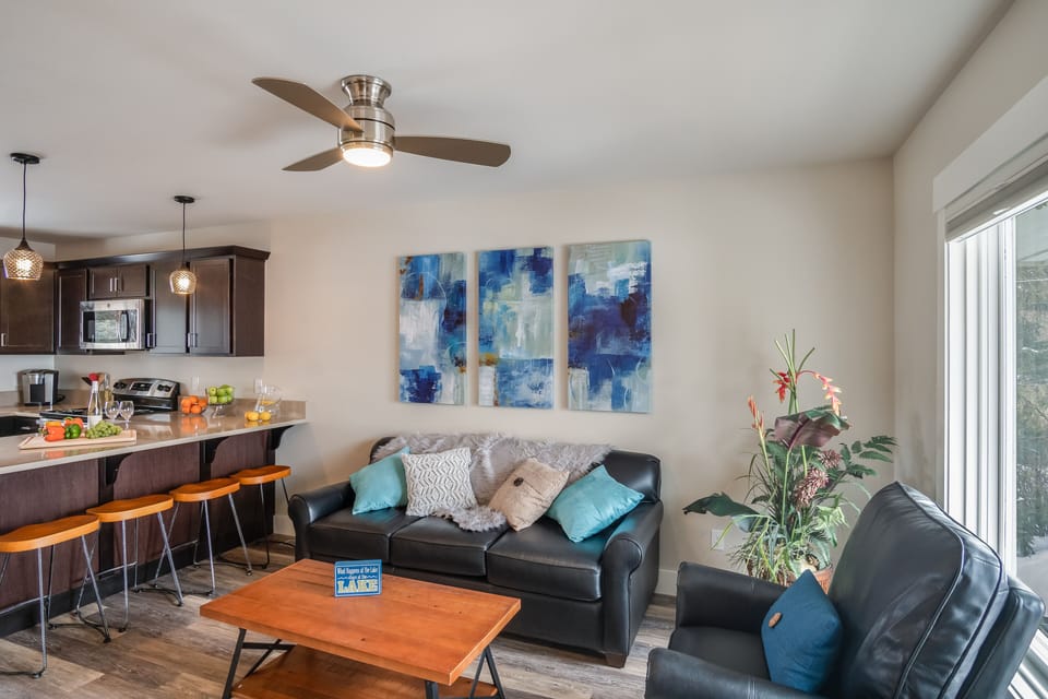 New modern living room area