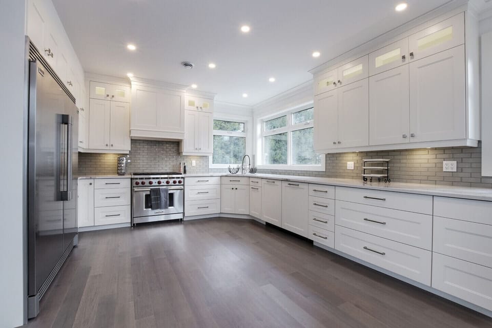 Wolf oven and double fridge/freezer
