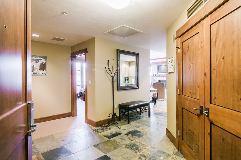 Entrance!  Go left to bedrooms and right for kitchen and living/dining!