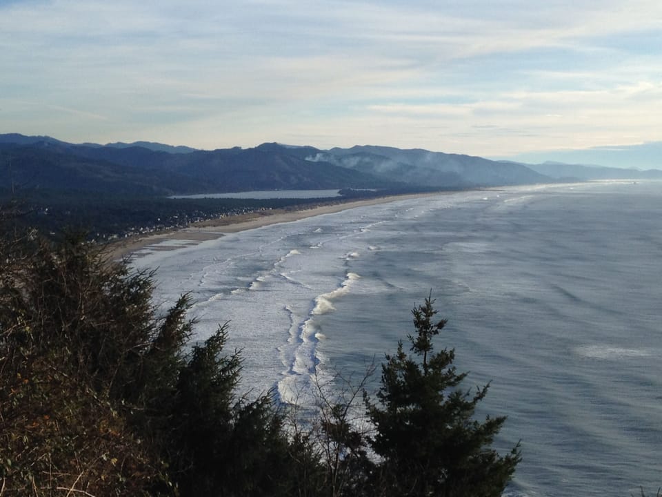 Manzanita beach from Neahkahnie Mountain