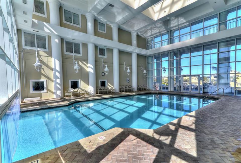 Huge Indoor Pool   Majestic Sun 